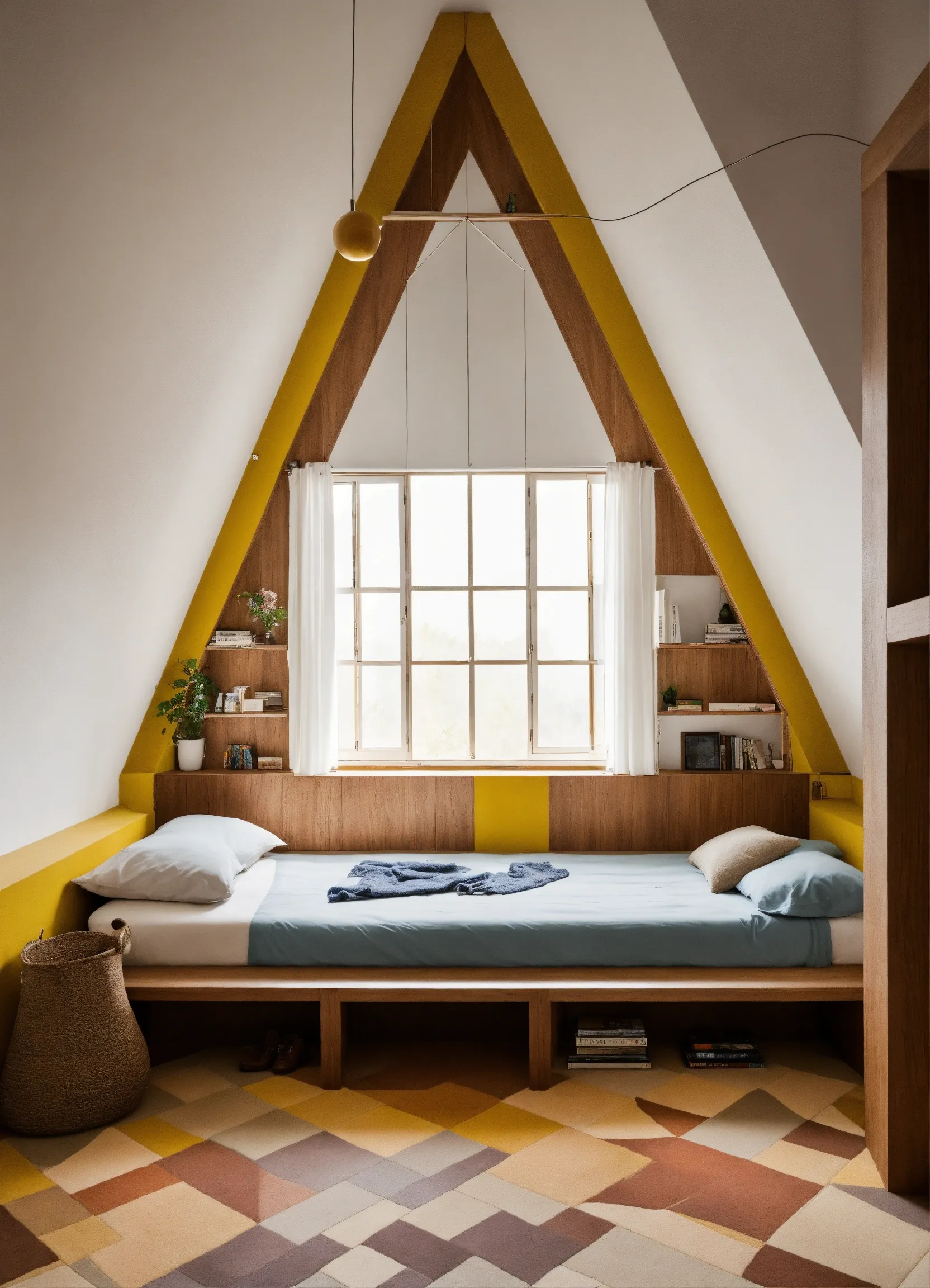 Japandi inspired space blending Japanese and Scandinavian aesthetics